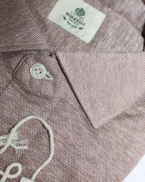 Borrelli Long Sleeve Polo Shirt New