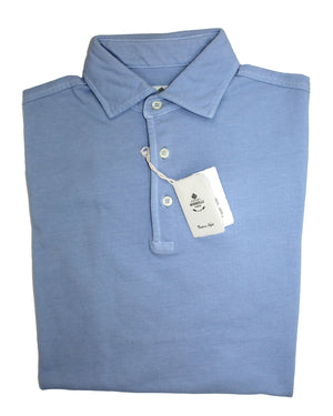 Luigi Borrelli Polo Shirt Blue