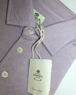 Borrelli Polo Shirt Lavender