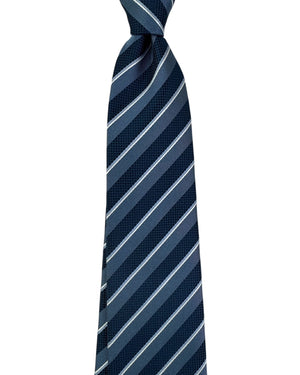 Armani Tie Midnight Blue Stripes