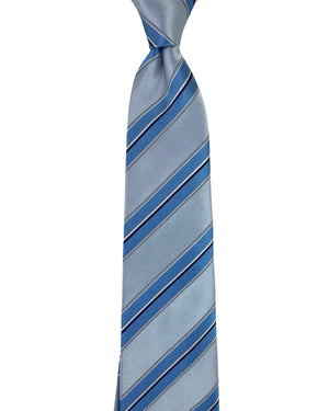 Armani Tie Sky Blue Stripes