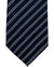 Armani Silk Tie Dark Navy Silver Stripes Armani Collezioni