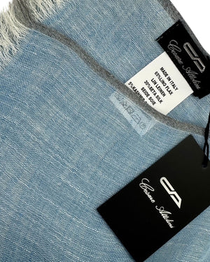 New Cesare Attolini Scarf Blue