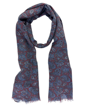 Cesare Attolini Scarf Paisley - Cashmere Cotton Men Shawl