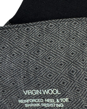Cesare Attolini Socks Gray Diamonds