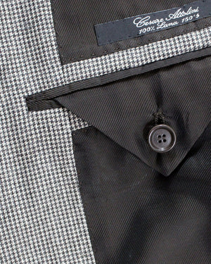 Cesare Attolini Suit Beige Brown Houndstooth