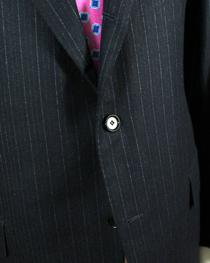 Cesare Attolini Suit Midnight Blue Stripes EU 54/ US 44