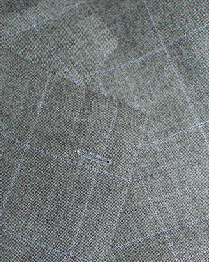 Cesare Attolini Wool Suit Gray Windowpane EU 50/ US 40