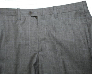 Cesare Attolini Wool Suit Gray Windowpane EU 50/ US 40