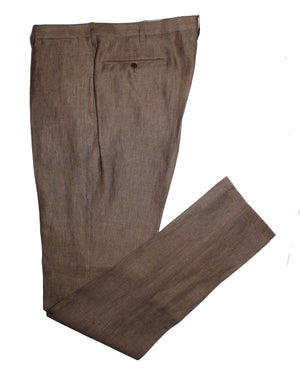 Cesare Attolini Suit Brown - Linen Pants