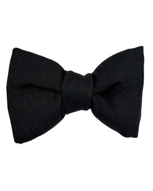Tom Ford Silk Bow Tie Barathea Black