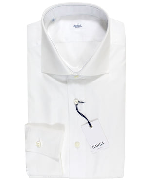 New Barba Dress Shirt White