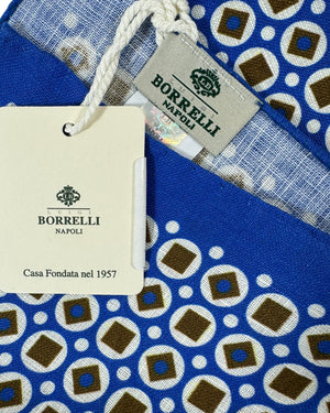 New Borrelli Linen Pocket Square 