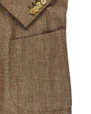 Luigi Borrelli Sport Coat EU 52/ US 42 Wool Linen
