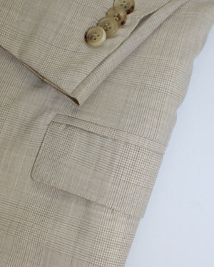 Luigi Borrelli Suit Beige Plaid ew