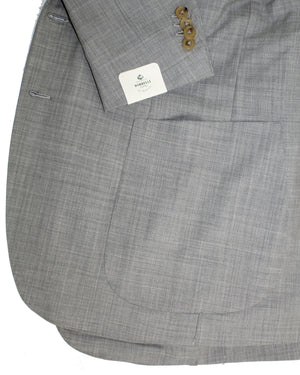 Luigi Borrelli Suit Gray EU 50/ US 40 Wool Silk