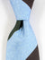 Luigi Borrelli Tie Blue Broan Dark Green Stripes Design