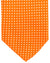 Luigi Borrelli Silk Tie Orange Mini Dots
