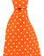Luigi Borrelli Silk Tie Orange Micro Dots