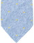 Luigi Borrelli Silk Tie Blue Silver Yellow Mini Dots Design