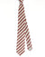 Luigi Borrelli Unlined Tie Gray Bordeaux Stripes Design