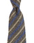 Luigi Borrelli Tie Brown Lapis Blue Stripes Design