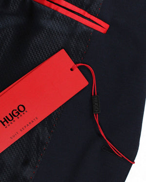 Hugo Boss Sport Coat Dark Blue - Virgin Wool Blazer EU 46 / US 36 R Slim Fit