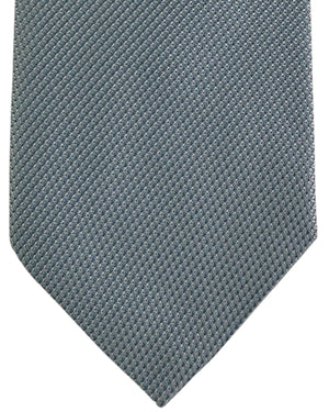 Brioni Silk Tie Blue Gray-Silver Pattern