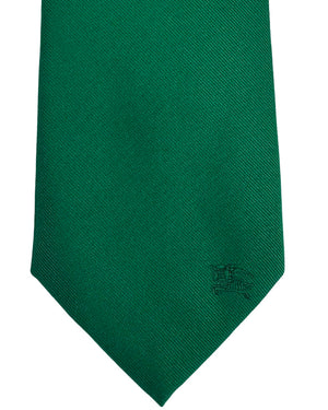 Burberry Tie Solid Bright Green Grosgrain
