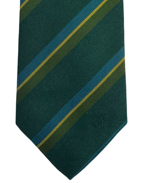 Burberry Tie Green Stripes Design