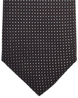 Canali Tie Chocolate Brown Mini Dot