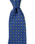 Canali Silk Tie Blue Mini Floral Pattern