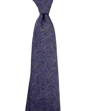 Brunello Cucinelli Silk Tie Lavender Purple Paisley