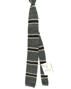 Brunello Cucinelli Square End Knitted Tie 