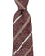 Brunello Cucinelli Silk Tie Maroon Stripes Design