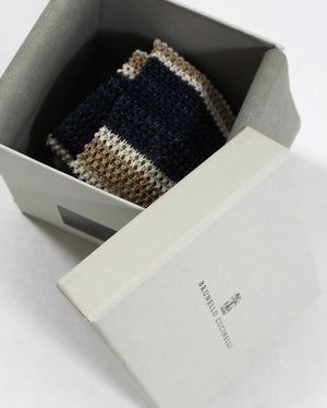 Cucinelli Square End Knitted Tie
