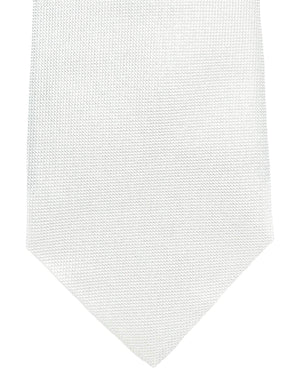 Brunello Cucinelli Silk Tie White