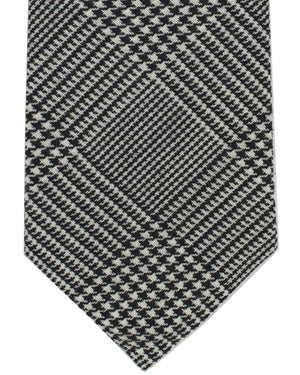 Brunello Cucinelli Tie Glen Check Plaid - Wool Silk SALE