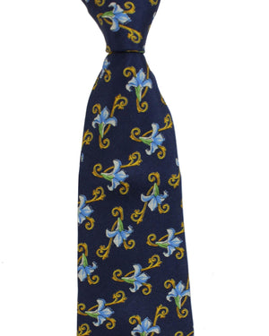 Gianfranco Ferre Silk Tie Navy Design - Vintage SALE