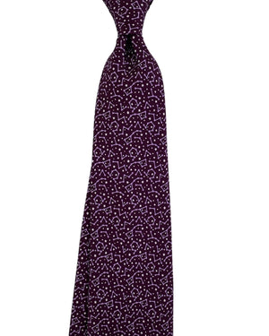 Ferragamo Tie Purple Constellation Map