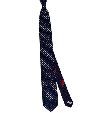 Salvatore Ferragamo Tie Midnight Blue Golf Tee Design - Fall/ Winter 2025/ 2026 Collection