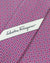 Salvatore Ferragamo Tie Magenta Mini Logo Design