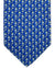 Salvatore Ferragamo Silk Tie Royal Blue Rhino Novelty