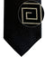 Gene Meyer Tie Black Brown Design - Hand Made in Italy