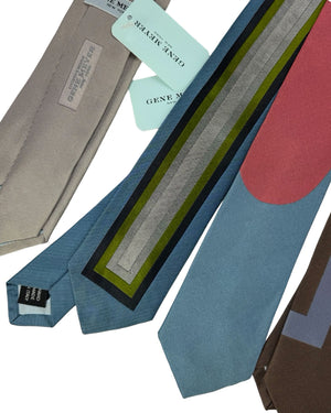 Gene Meyer Ties - 6 Pack Colorful Neckwear FINAL SALE