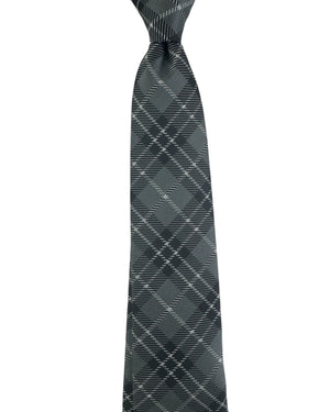 Givenchy Tie Gray Plaid Check