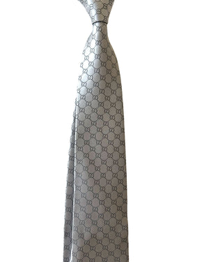 Gucci Tie GG Pattern Gray