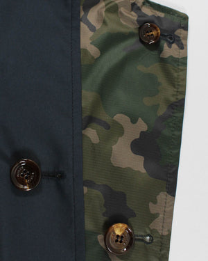 Kired Jacket Reversible Dark Blue/ Camo Rain Coat EU 50 / M FINAL SALE