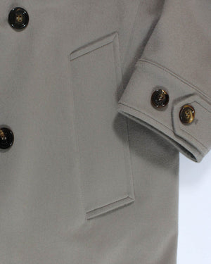 Kired Cashmere Coat Beige Double Breasted Peacoat Textek EU 50 SALE