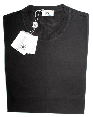 Kired Kiton T-Shirt Black Crêpe Cotton EU 50/ M SALE